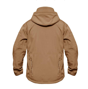 Chaqueta Táctica de Combate HBJ01 Color Caqui Marrón, Impermeable, con Cierre en la Parte Inferior del Brazo, Multibolsillos de Alta Calidad - Product Image 2