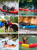 Packraft gonflable en TPU PVC de nouvelle conception, packraft portable et économique pour les eaux calmes et la pêche