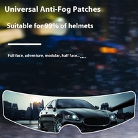 Nouveau hiver Durable en plastique HD magique lentille Film universel Anti-buée Patch complet demi casques remplacement moto accessoires
