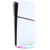 Base hôte de support vertical à lumière ambiante RVB 14 couleurs pour console de jeu PS5 Slim/PS5 Pro