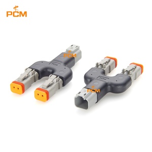 Adaptor Y Splitter 2Pin Deutsch Seri DT DT04-2P ke DT06-2S Konektor 2 Arah IP69K 18AWG untuk Otomotif Industri Tugas Berat - Product Image 2