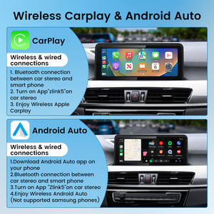 Radio mobil 10.25 inci, pemutar DVD IPS Carplay Android Auto untuk BMW X1/X2 2016-2018 NBT/EVO Linux - Product Image 4