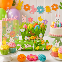 Panier de fleurs en forme d'œuf de Pâques pour centre de table, idéal pour les fêtes, la table à manger, le cheminée, l'étagère et la décoration intérieure