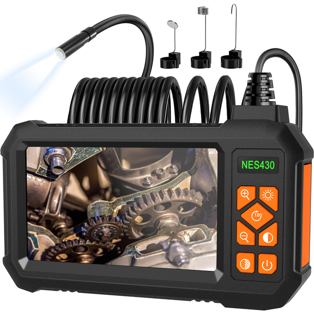 Wholesale 1m Line Machine Integrated Waterproof HD Portable Endoscope Camera Industrial Endoscope for Pipe Car