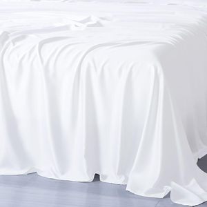 Parure de draps 100 % bambou, housse de couette blanche, 300 fils/cm², satiné, écologique, doux, lisse, luxe, style hôtel, taille personnalisée, vente en gros - Product Image 2