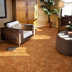 Panneau de revêtement de sol en liège naturel durable, imperméable, résistant aux rayures, installation DIY pour la conception d'<span class=keywords><strong>intérieur</strong></span> résidentiel et commercial - Product Image 1