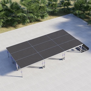 Có thể điều chỉnh chiều cao hiệu suất ngoài trời nền tảng sự kiện thiết lập nhanh chóng có thể gập lại thiết bị sân khấu di động hợp kim nhôm di động - Product Image 3