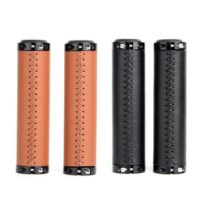 ZOYOSPORTS Comfortable Double Locking Grips Cycling Bicycle Soft Handlebar Grips With Aluminum Alloy Lock Ring