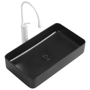 Keramik Sanitär Waschbecken Deutschland Design Lavabo Mattschwarz Lavabo