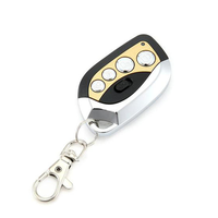 Télécommande de porte de garage 433 MHz, clé de clonage automatique 315 MHz, boîtier en plastique, option universelle pour domotique, 4 boutons