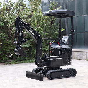 Mini-excavatrice sur chenilles jaune/verte China Somate avec moteur Koop CE EURO5 EPA, boîte de vitesses PLC, garantie 1,5 an, braquage court - Product Image 6