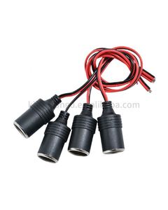 <strong>replacement</strong> Battery Terminal to Female Cigarette Lighter 12 volt <strong>car</strong> socket 12v battery stripped cigarette cigar <strong>jack</strong> Cable - Product Image 1