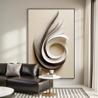 Peinture décorative abstraite de luxe de haute qualité pour salon, couloir, mur, fond de canapé, avec cadre, vente en gros