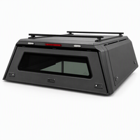 Caisse arrière étanche en alliage d'aluminium sur mesure pour camion 4x4 tout-terrain, avec toit rigide et boîte de rangement, pour Tundra 5FT/6FT
