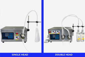 Machine de remplissage de liquides de bureau intelligente et de haute précision pour l'embouteillage de liquides, idéale pour l'emballage de coupes et de bouteilles d'essences alimentaires - Product Image 2
