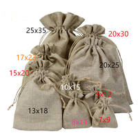 Sac à cordon en jute de taille personnalisée, sac en toile de jute, emballage pour grains de café, sac en toile de jute, sac à cordon en lin, vente chaude