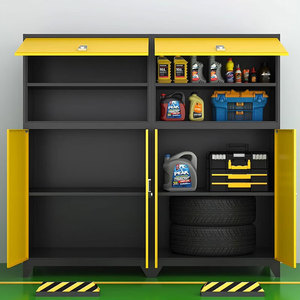 Tool Cabinet 1000x500x1800mm Password Lock 3 Layers Garage Storage Unit <b>Moisture</b> Proof Fire Prevention - Product Image 5