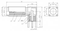 Connecteur coaxial SMA-KWE d'usine, connecteur SMA PCB de 20 mm, connecteur SMA femelle à angle droit