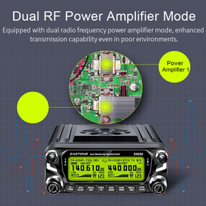 2023 Zastone D9000 50W <span class=keywords><strong>Radio</strong></span> CB mobile pour voiture, portée 50 km, double bande (aérienne), 136-174/400-520MHz, FCC CE, grand écran, FM - Product Image 4