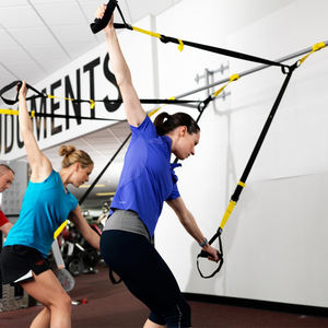 Kit d'entraînement de résistance Bandes d'exercice Équipement de gymnastique Entraîneur de suspension pour la salle de sport à domicile Entraînement intérieur extérieur - Product Image 6