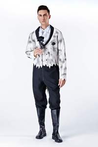 Disfraces <span class=keywords><strong>de</strong></span> Halloween <span class=keywords><strong>de</strong></span> novia y novio vampiros sangrientos, estilo terror, con camisa, pantalones y velo al estilo <span class=keywords><strong>de</strong></span> películas y series <span class=keywords><strong>de</strong></span> TV para fiestas <span class=keywords><strong>de</strong></span> <span class=keywords><strong>carnaval</strong></span> - Product Image 5