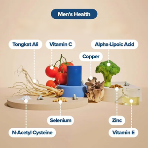 OEM Großhandel Männer gesundheit Kapseln <span class=keywords><strong>Vitamin</strong></span> C <span class=keywords><strong>E</strong></span> Alpha-Lipon säure Natürliche Ergänzung unterstützt Energie für die männliche Verbesserung - Product Image 2