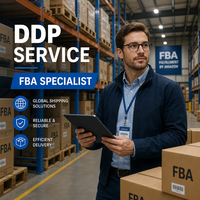 Transitaire maritime et aérien express Chine vers États-Unis/Royaume-Uni/UE/Canada/France/Italie/Allemagne Services logistiques DDP Expédition LCL/FCL FBA