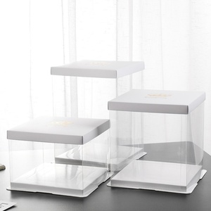 OEM Custom Logo Printed Paper Cake <b>Boxes</b> for Cupcake Swiss Roll and Bakery Packaging - Product Image 2