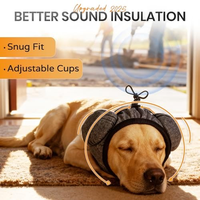 OEM&ODM Vente en gros Cache-oreilles pour chiens anti-bruit pour feux d'artifice et grondements, Casques anti-bruit pour chiens respirants et lavables
