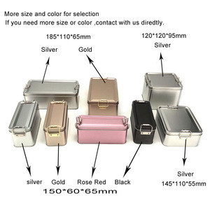 Contenitore Rettangolare in Metallo con Cerniera e Chiusura Sicura 270*70*37mm per Attrezzi, Attrezzatura da Pesca, Cioccolato, Caramelle, Conservazione Alimenti - Product Image 6