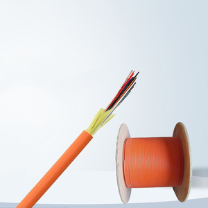 Cable de Fibra Óptica Multimodo para Interiores GJFJH, 2/4/8/12/24 Hilos, Cubierta Naranja, Revestimiento de PVC, Reforzado con Hilo de Aramida, Gigabit - Product Image 4