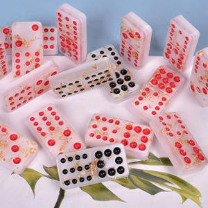 YS prix usine Domino résine Silicone moule <span class=keywords><strong>maison</strong></span> faisant décoration personnalité création bricolage Silicone plâtre moule outils - Product Image 4