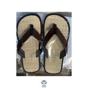 Ciabatte di <span class=keywords><strong>paglia</strong></span> di riso ciabatte infradito sandali da donna ragazze fatte a mano alla moda Indoor Outdoor Home Spa Hotel <span class=keywords><strong>paglia</strong></span> estate - Product Image 1