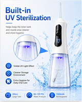 Irrigador Dental Eléctrico Portátil Inalámbrico IPX7 de 300ML para Limpieza de Dientes, OEM/ODM al por Mayor