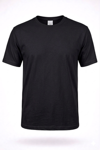 Camiseta de manga corta y cuello redondo, hecha de 100% algodón, 3ocomS/J, 160-170 g/m². - Product Image 3