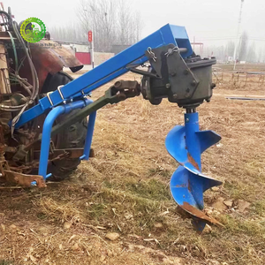 High productivity small steel tree pit excavator / excavator PTO driven screw pile driver tree planting machine - Product Image 6