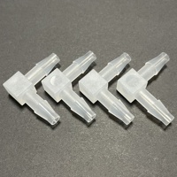 Konektor Siku 90 Derajat ZDVseal PP, Sambungan Selang 2 Arah Tipe L, Fitting Plastik 4.8mm untuk Sistem Pipa
