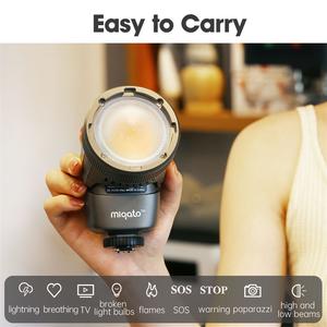 Flash pour appareil photo JINBEI H1 LED, lumière portable d'extérieur, éclairage photographique, HSS TTL Speedlite pour Canon <span class=keywords><strong>Nikon</strong></span> Fuji Sony - Product Image 6