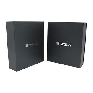 Tùy Chỉnh Từ Hộp Biểu Tượng Bao Bì Các Tông Hộp Matt Màu Đen Sang Trọng Cứng Nhắc Đóng Gói Nắp Nắp Từ Giấy Hộp Quà Tặng - Product Image 2