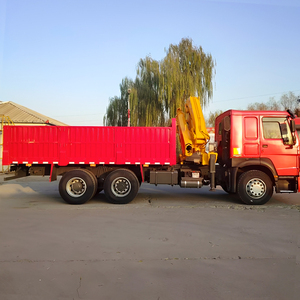 Camion Gru Usato di Buona Qualità Marca HOWO 371400hp 6X4 8x4 per Carichi Pesanti <span class=keywords><strong>con</strong></span> Cassone e Gru da 10-8T - Product Image 5