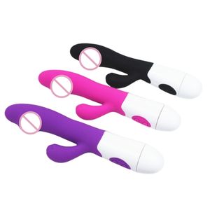 Vibratore <span class=keywords><strong>Rabbit</strong></span> per Punto G, Stimolatore Clitorideo, Massaggiatore con Doppio Motore, Dildo Giocattolo Sessuale per Donne, 100% Impermeabile Integrato - Product Image 6