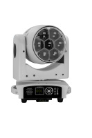 Mini projecteur LED Wash 7x40W RGB 4-en-1 avec effet zoom, contrôle DMX512/sonore, température de couleur 2800K-8500K, IP20