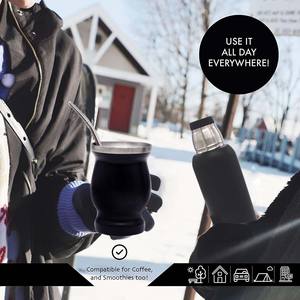 Credrink Kit Complet Yerba Mate Thermos 1000ml, <span class=keywords><strong>Gourde</strong></span> Mate 8oz, Tasse Mate et Bombilla, Yerba Mate Argentin, Termo - Product Image 4