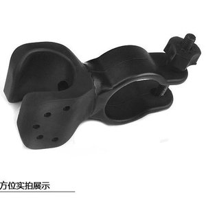 Soporte para luz de bicicleta tipo C, soporte de plástico ajustable para linterna, para equipo de ciclismo - Product Image 1