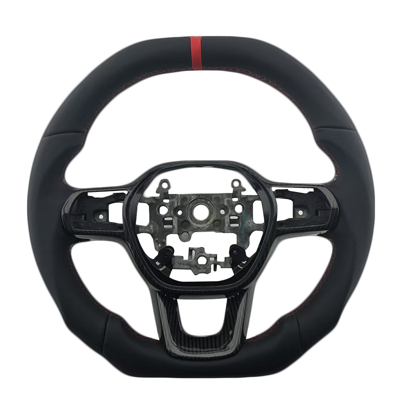 Smooth Leather+Red Top Stripe+Red Stitching