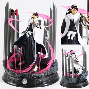 XM 32.5CM Bleach Kuchiki Byakuya tokoh karakter kartun Model PVC patung tokoh aksi Anime