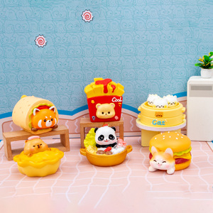 Yu Mo Craft - Figuras Coleccionables de Comida Temptinga, Caja Sorpresa de 6 Piezas, Juguetes de Animales, Decoración de Escritorio, Regalo - Product Image 2