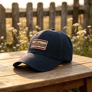 Custom Unisex Sporty Baseball <b>Cap</b> 3D Embroidery Breathable/<b>Waterproof</b> Corduroy 6-Panel Snapback Design Rivet Decoration Four - Product Image 3
