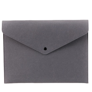 Hot Eenvoudige Stijl Business Vilt A4 Knop Zak Document Portefeuilles Pouch Voelde Bestand Mappen Envelop Draagbare Map Houder Documenten - Product Image 5