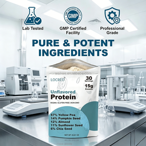 Proteína Vegetal <span class=keywords><strong>Keto</strong></span>, Mezcla de Proteína de Nuez Pili, Guisante y Arroz, Sin Azúcar, Etiqueta Limpia, Suplemento de Proteína Vegana, Marca Privada - Product Image 1